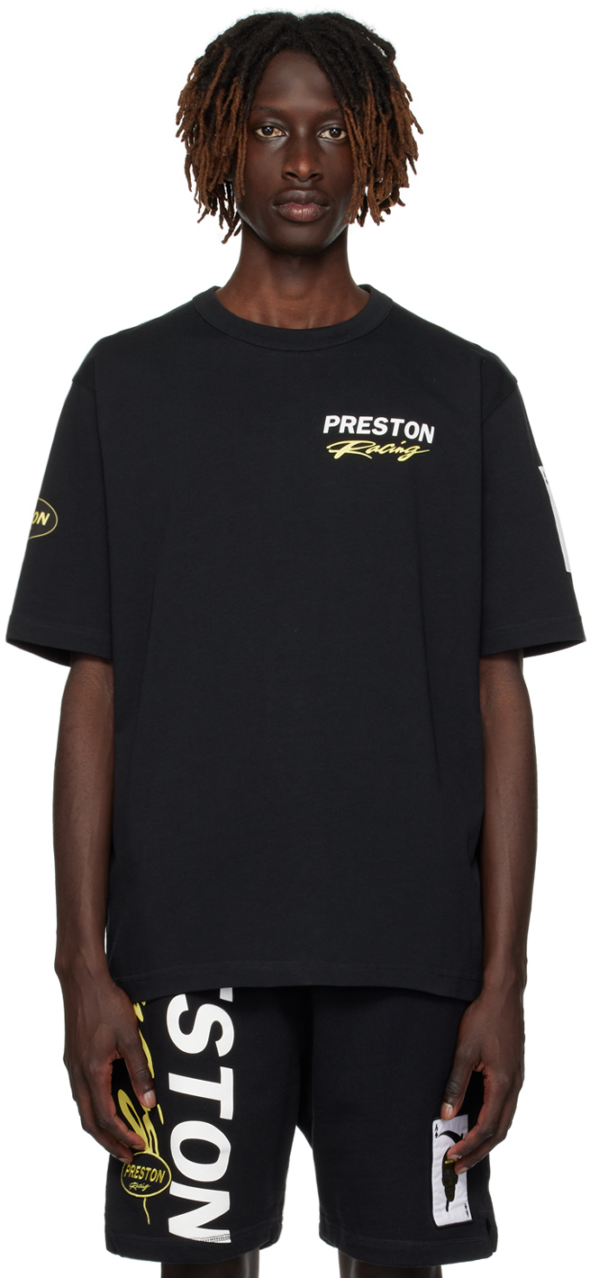 【関税込み】Heron Preston ブラック Preston Racing Tシャツ