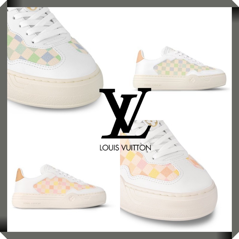 新作☆Louis Vuitton☆グルービー スニーカー ダミエ キャンバス
