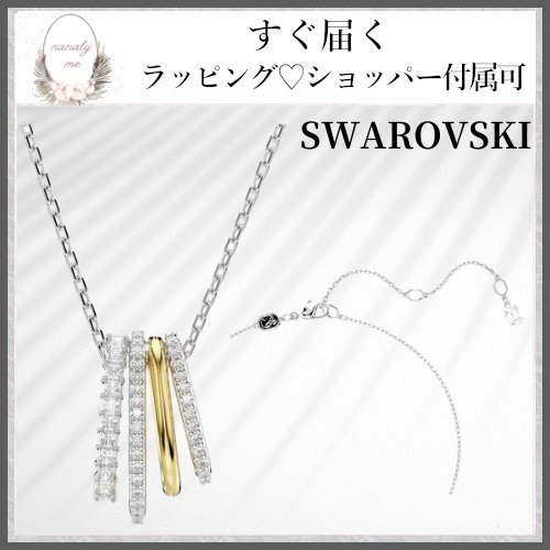 【目を引くデザイン♪】スワロフスキー ネックレス