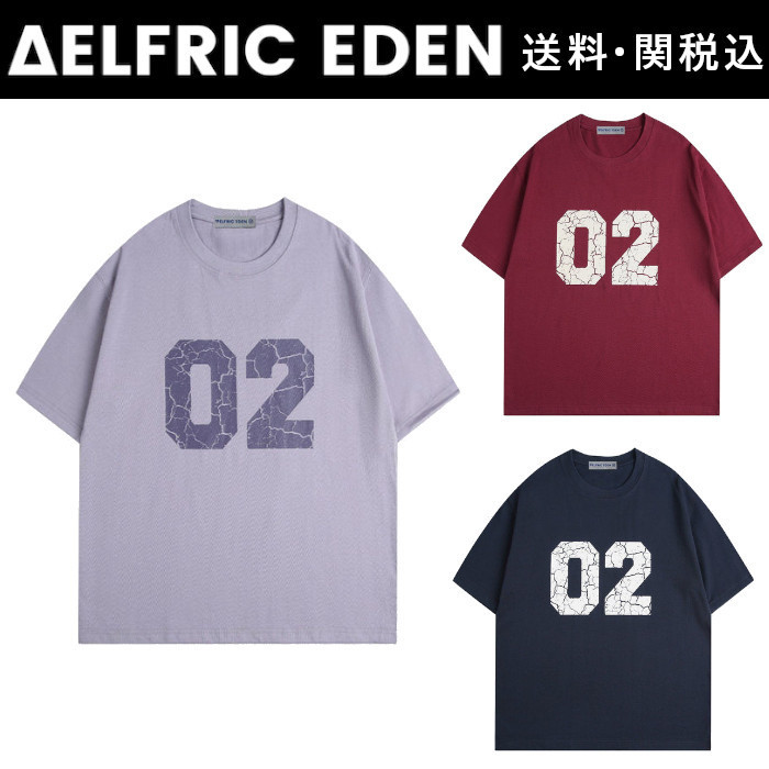 【Aelfric Eden】ヴィンテージ ナンバープリント Tシャツ