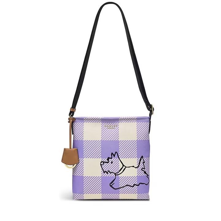 RADLEY★ロゴ チェック柄 クロス ショルダーバッグ ポシェット