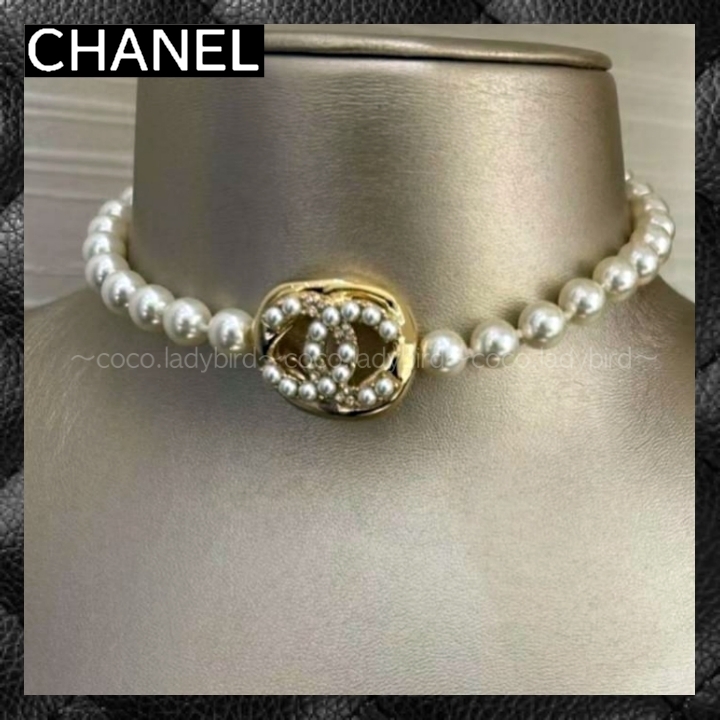 ☆24aw パール×ゴールドが華やか☆ CHANEL チョーカー
