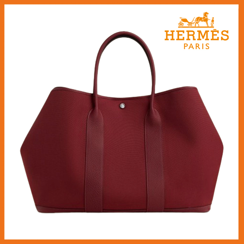 国内発【希少バイカラー】HERMES Garden Party 49トラベルバッグ