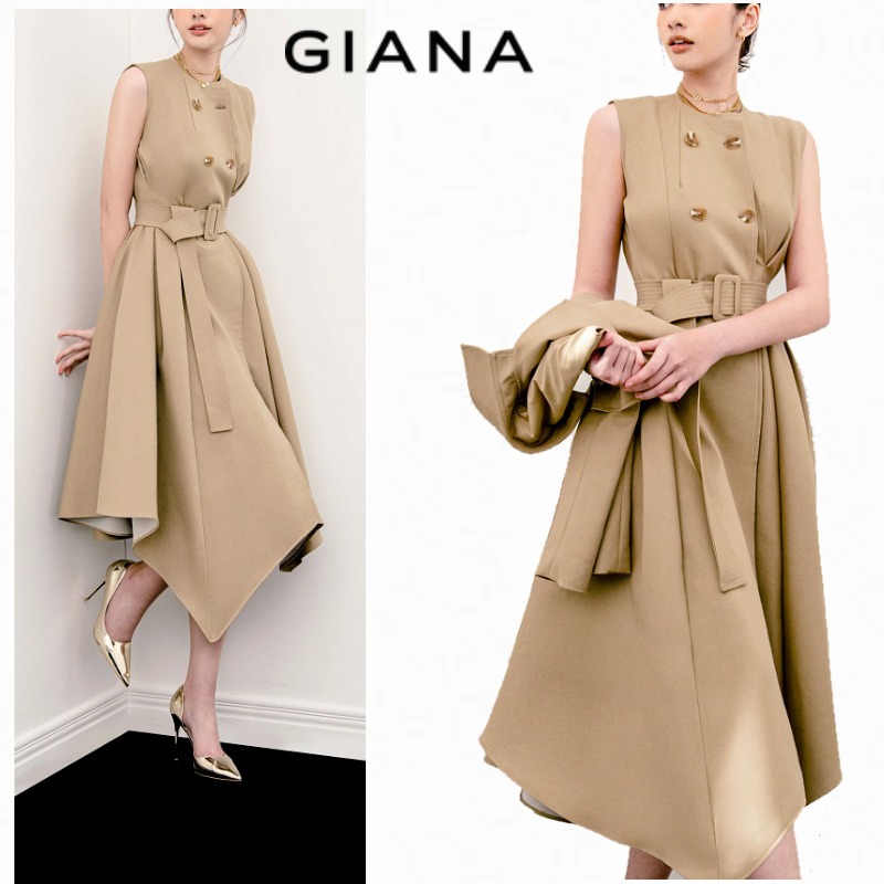 お呼ばれドレス【GIANA】LEWIS トレンチドレス 関税込