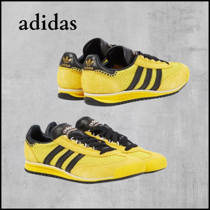 【adidas】 × Wales Bonner SL76 レザートリム スニーカー