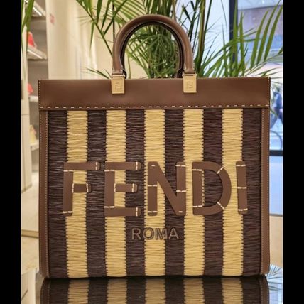 ストライプ FENDI(フェンディ) トートバッグ(レディース) - 海外
