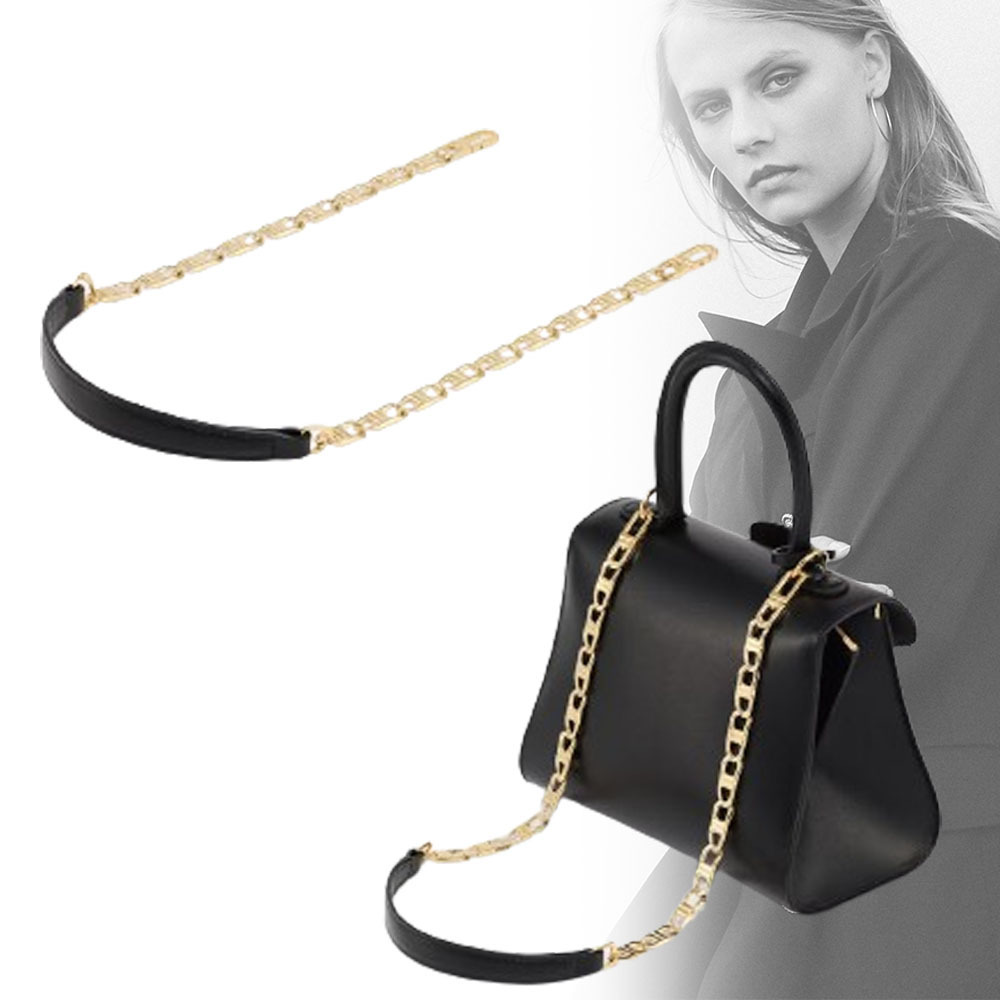 DELVAUX ショート チェーン ストラップ Rodo Calf