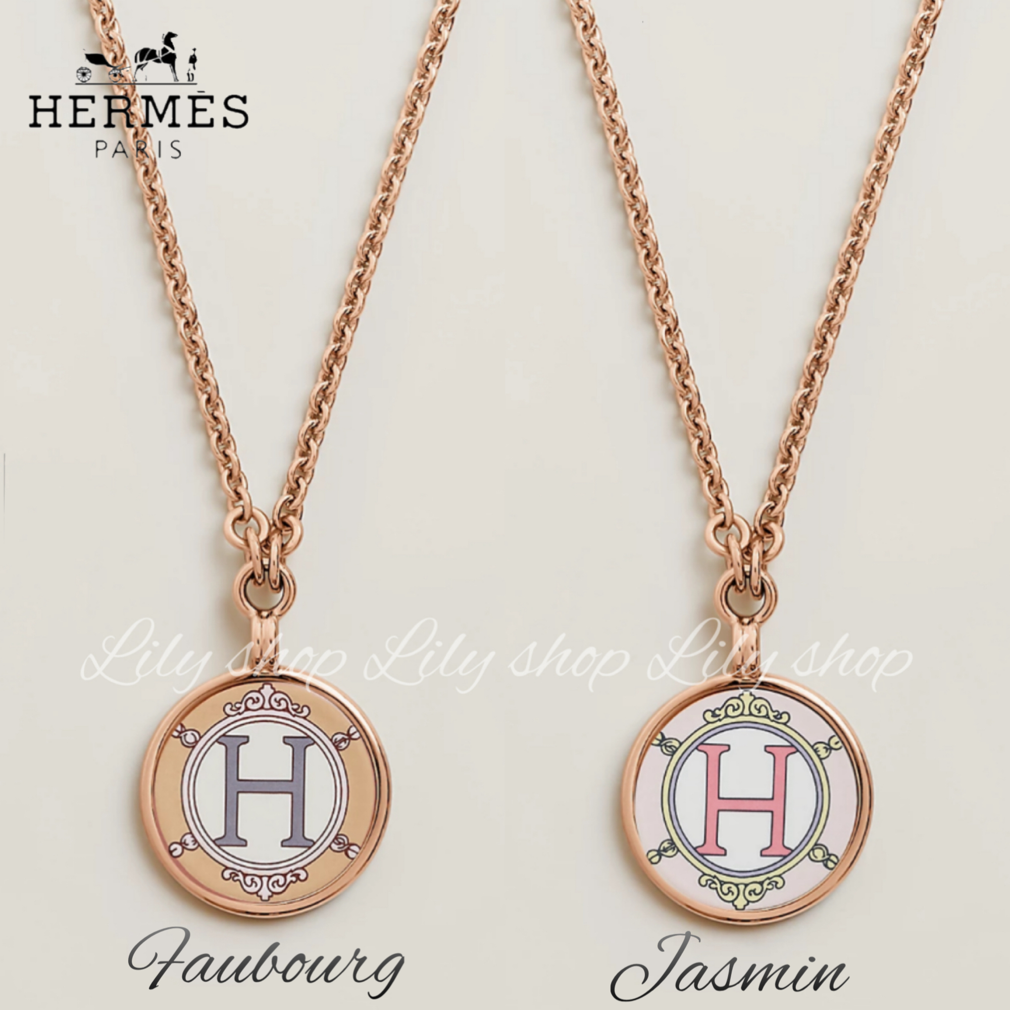 ギフトにも喜ばれる◎【HERMES】Medaille Blasonネックレス