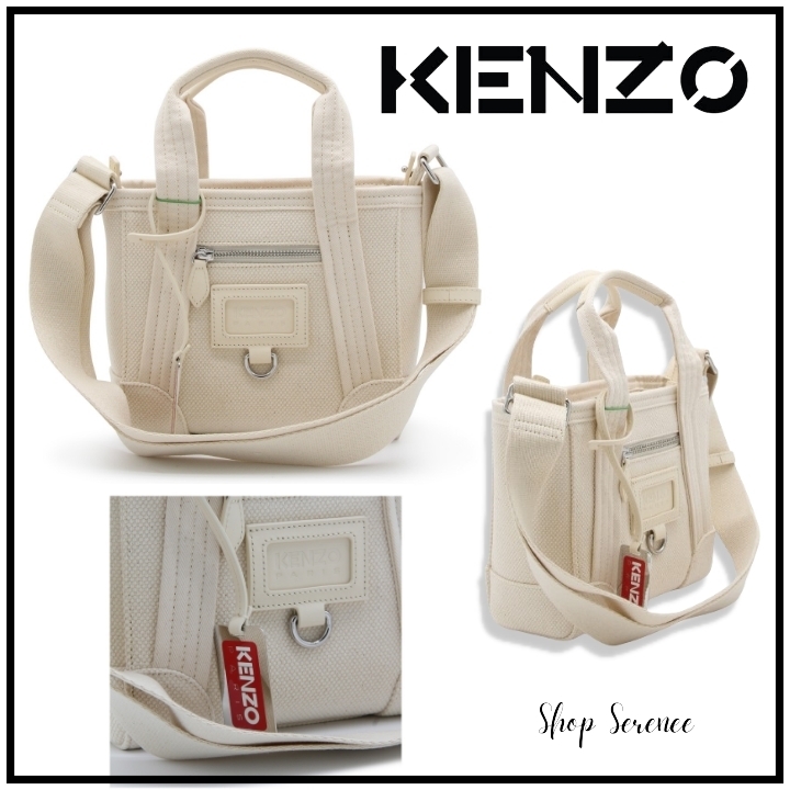 ☆関税込☆【KENZO】KENZOタグ ミニ キャンバス トートバッグ