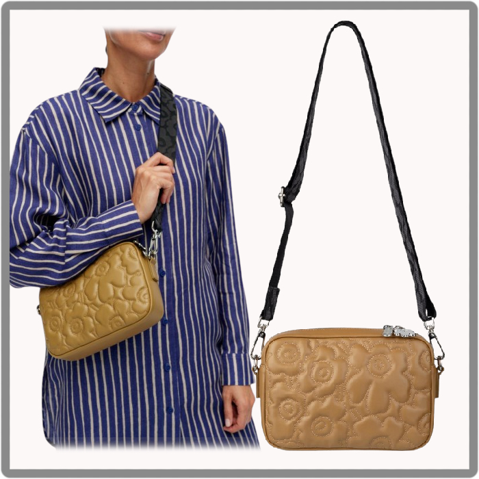 24AW■marimekko■Soft Gratha Unikko レザー ショルダーバッグ