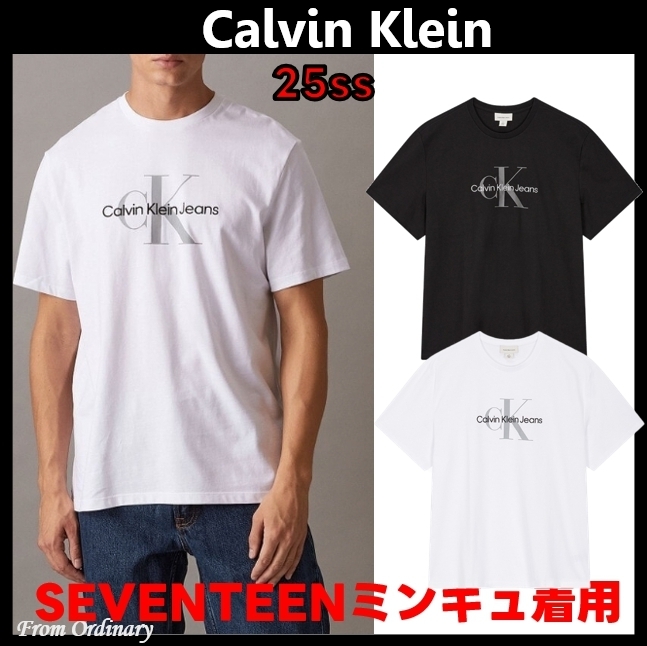 [CK JEANS] Monogram Logo Short Sleeve T-shirt ★人気★