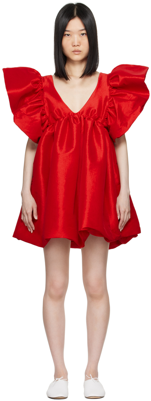 【関税込み】Kika Vargas SSENSE限定 レッド Adri ミニドレス