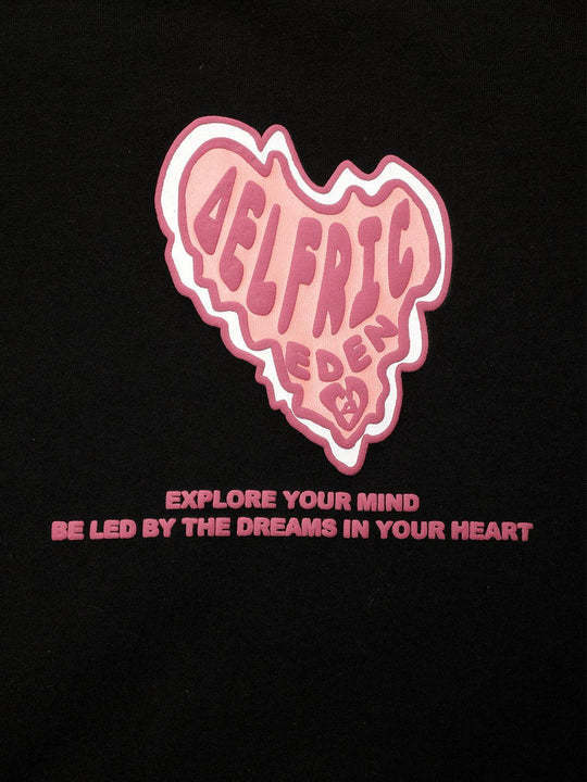 【Aelfric Eden】ハート フォーム プリント Tシャツ Aelfric Eden】ハート フォーム プリント Tシャツ