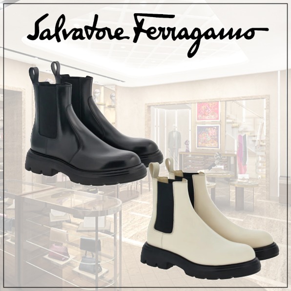 [Salvatore Ferragamo]Anfibioコンバットブーツ