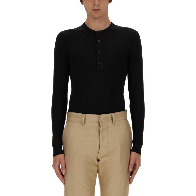 Tシャツ・カットソー TOM FORD FW24 SLIM FIT SHIRT (JHL005_JMT003F23LB999)