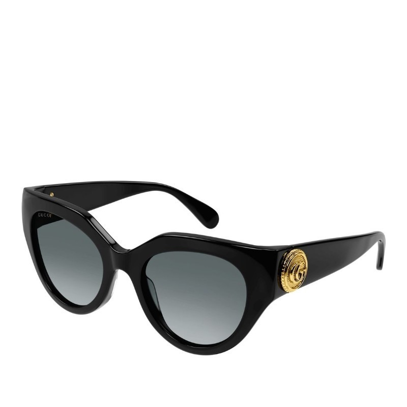 サングラス GUCCI Gucci - GG1408S - 001 BLACK BLACK GREY