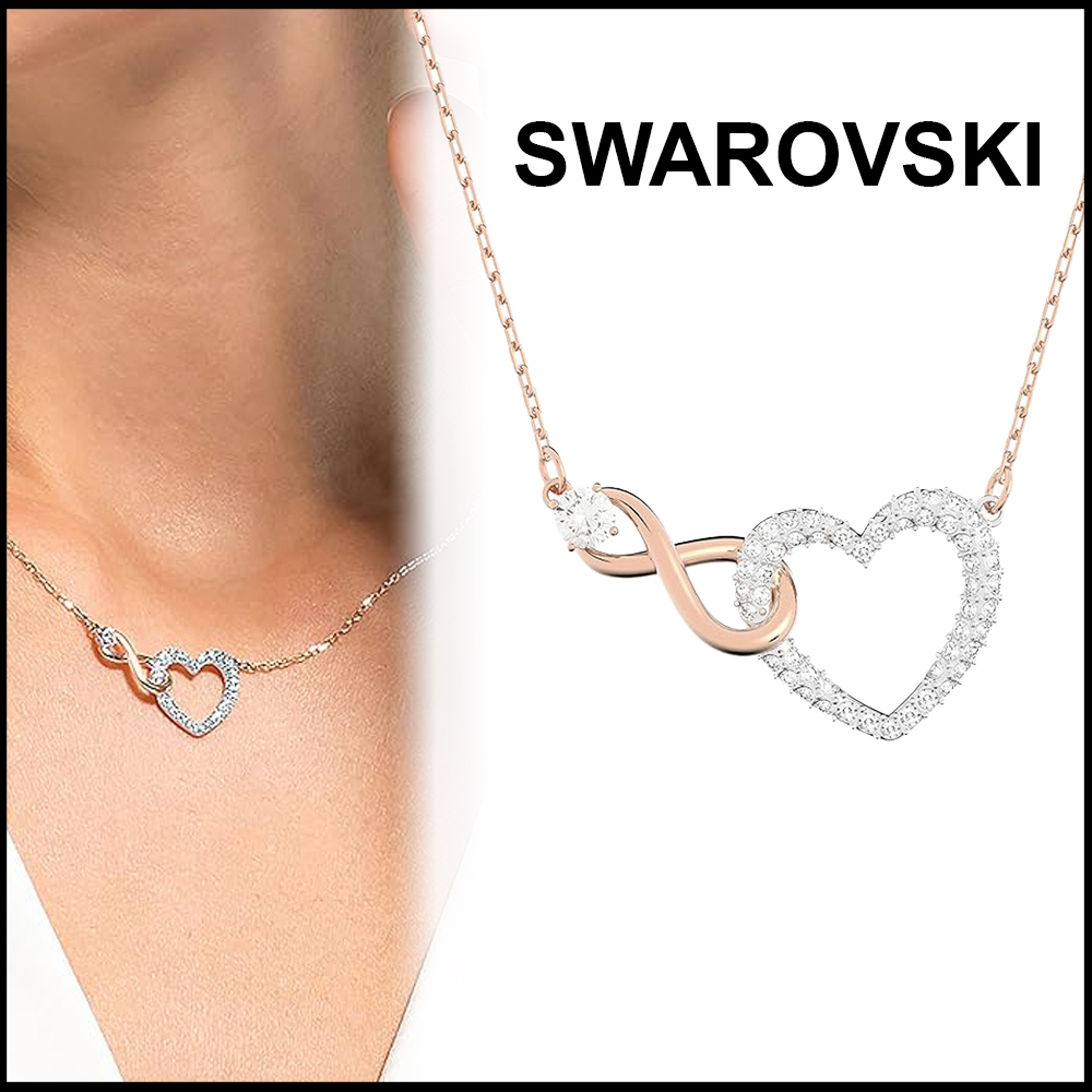 ★SWAROVSKI★Infinity Collection ハートネックレス