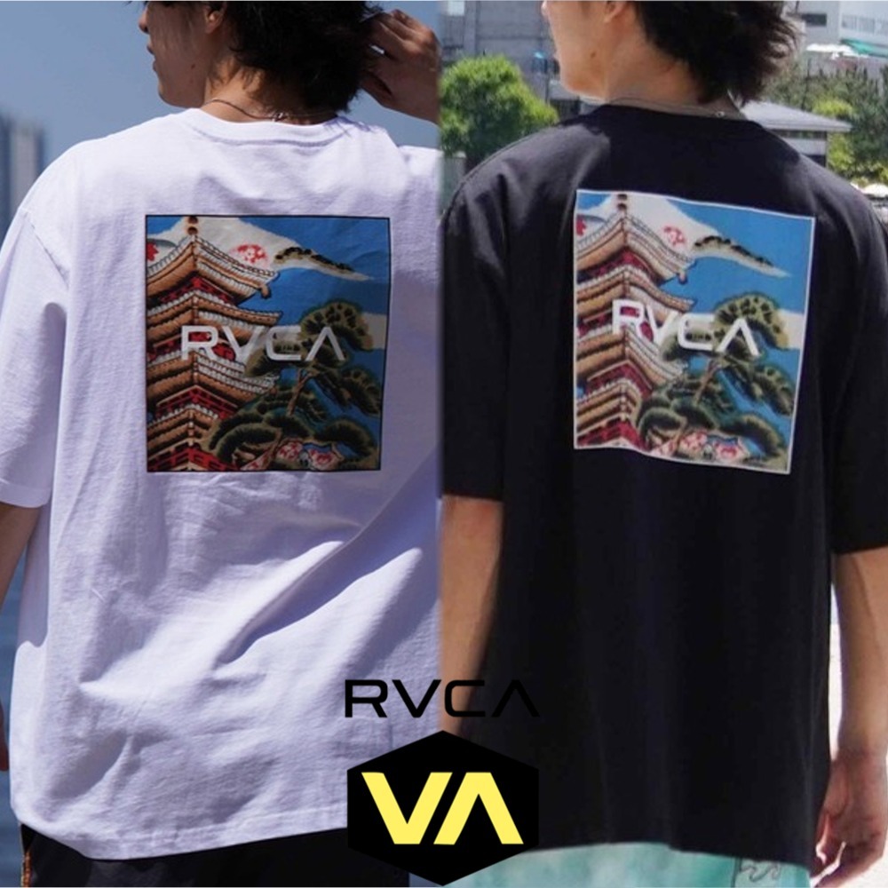限定品【RVCA】和柄 バックプリント Tシャツ★和柄がおしゃれ♪