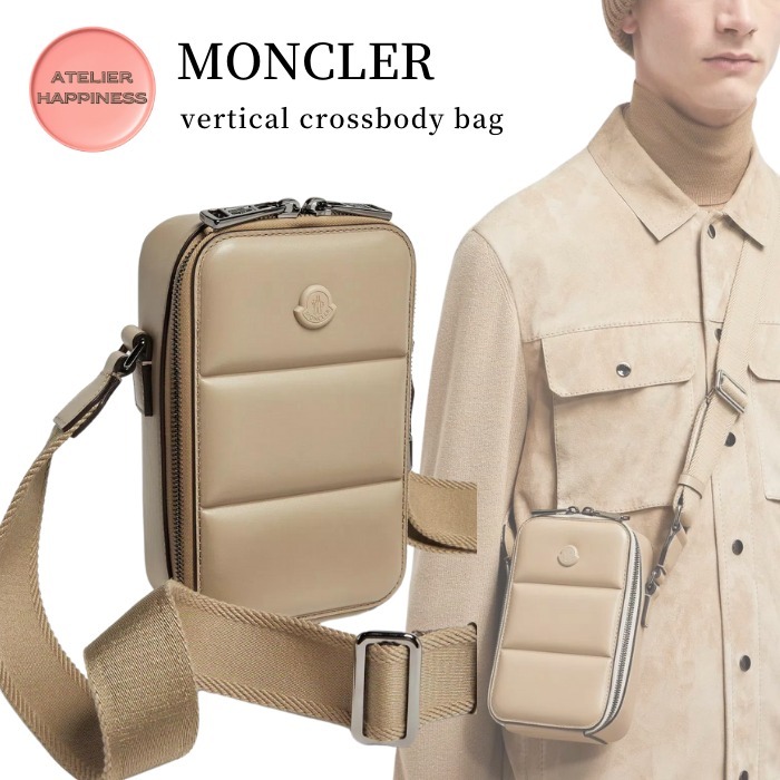 【MONCLER】縦型クロスボディバッグ
