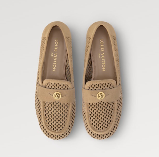 Louis Vuitton ローファー《ソーホー》Beige ゴートレザー 直営