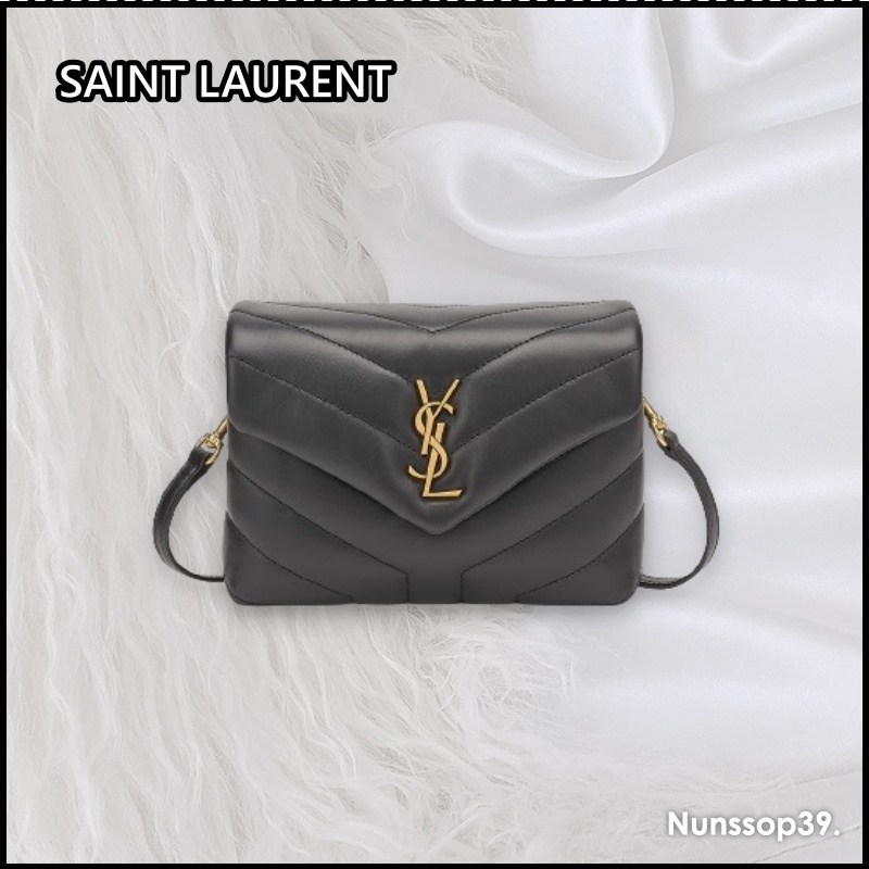 《SAINT LAURENT》 LOULOU TOY MONOGRAM SHOULDER BAG