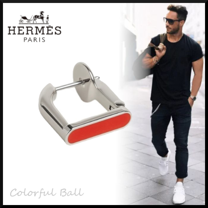 【メンズに大人気】HERMES Etrier エトリエ シングルピアス