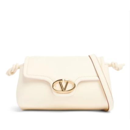 【VALENTINO】ミニ Vロゴ レザー ショルダーバッグ