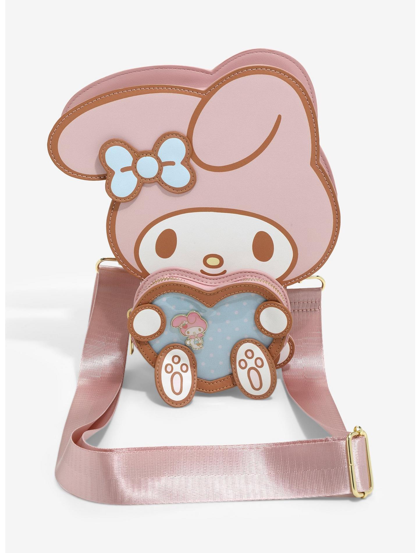 サンリオマイメロディハートフィギュラルクロスボディバッグ