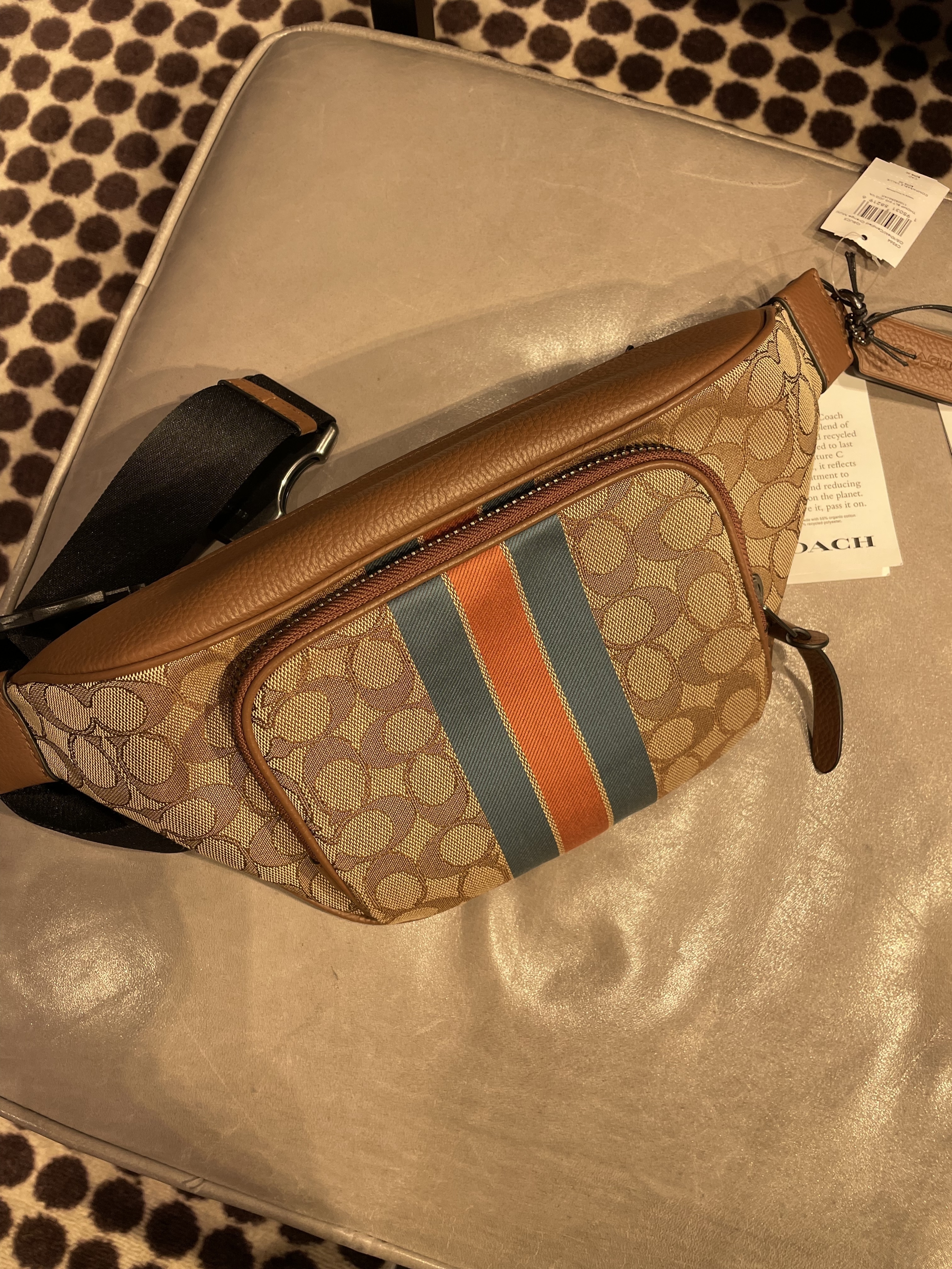 国内発!在庫有! COACH★Thompson Belt Bag★メンズ ベルトバッグ