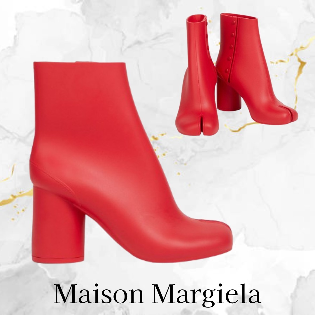 Maison Margiela PVC スプリットトゥ アンクル ショート ブーツ