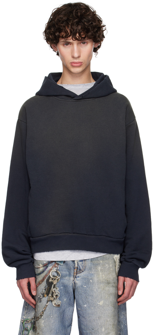 【関税込み】Acne Studios ブラック ロゴプリント フーディ