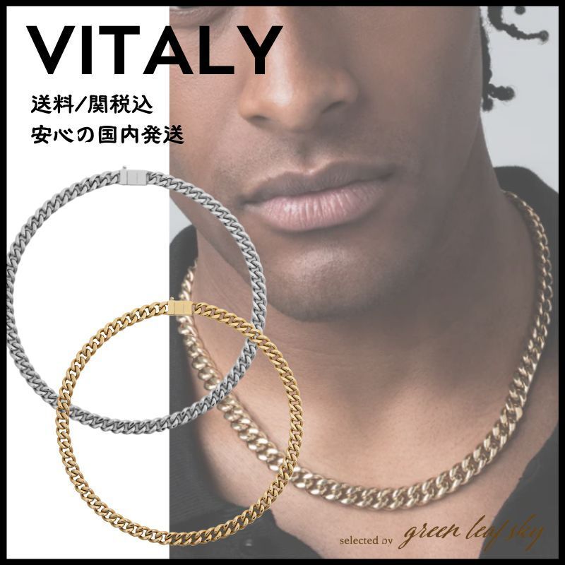 国内発送/関税込☆Vitaly☆フランコ チェーン ネックレス☆ Vitaly】Ransom チェーン ネックレス 2色 (Vitaly/ネックレス