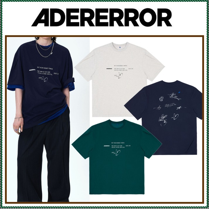 【ADERERROR】 Twinkle heart logo t-shirt /追跡付
