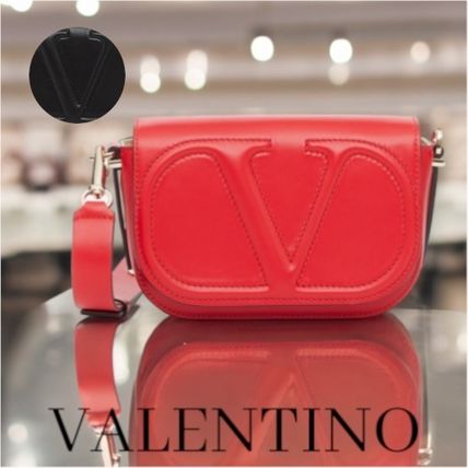 Valentino ヴァレンティノ ショルダーバッグ Vスリング レッド 赤色