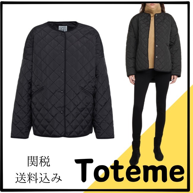 関税・送料込み【TOTEME】キルティングジャケット