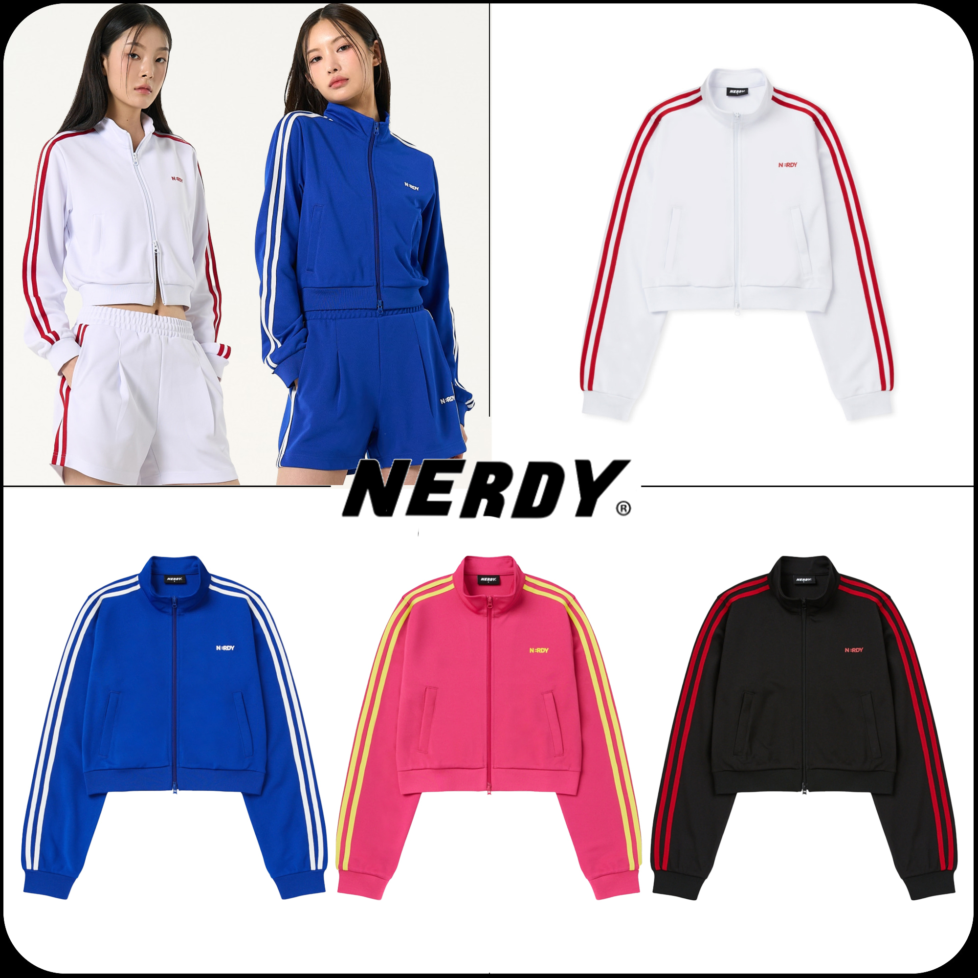 [ NERDY ]★24SS★韓国人気★WOMEN'S NY TRACK TOP