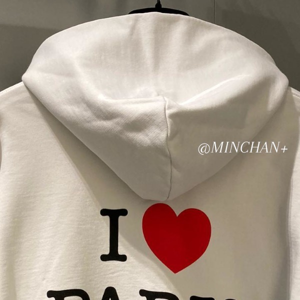 バレンシアガ パーカー I LOVE U 21ss レディース SIZE XS