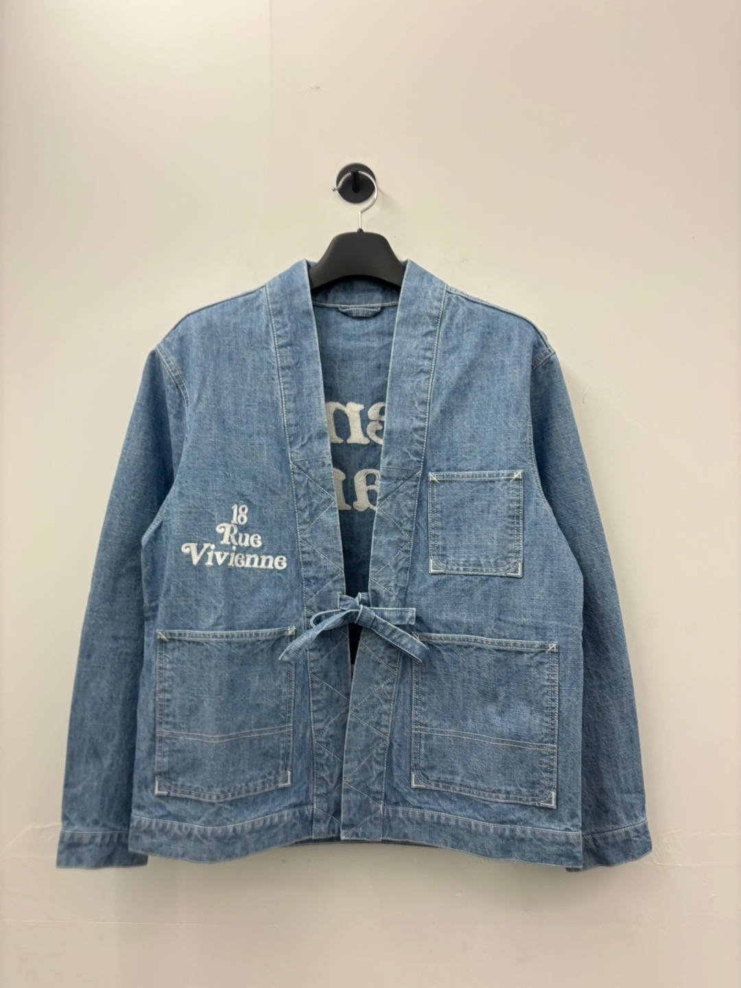 デニムジャケット KENZO X VERDY | STONE BLEACHED BLUE DENIM KIMONO JACKET