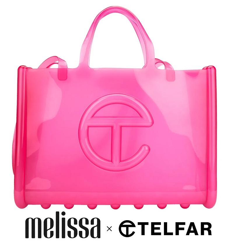 Melissa追跡付/送料込 雨のお洒落 Telfarコラボ ジェリートートL