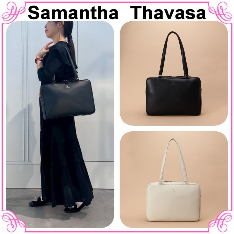 大人気!! Samantha Thavasa A4対応 シンプルトートバッグ