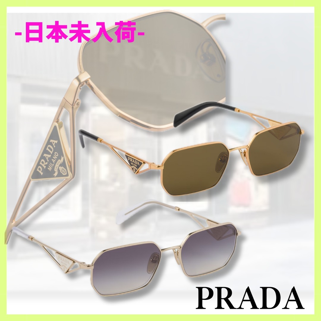 【直営店】PRADA トライアングルロゴ入りサングラス