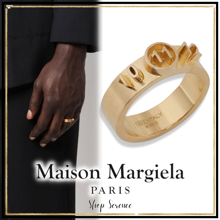 ☆関税込☆【Maison Margiela】ゴールドトーン メタルリング