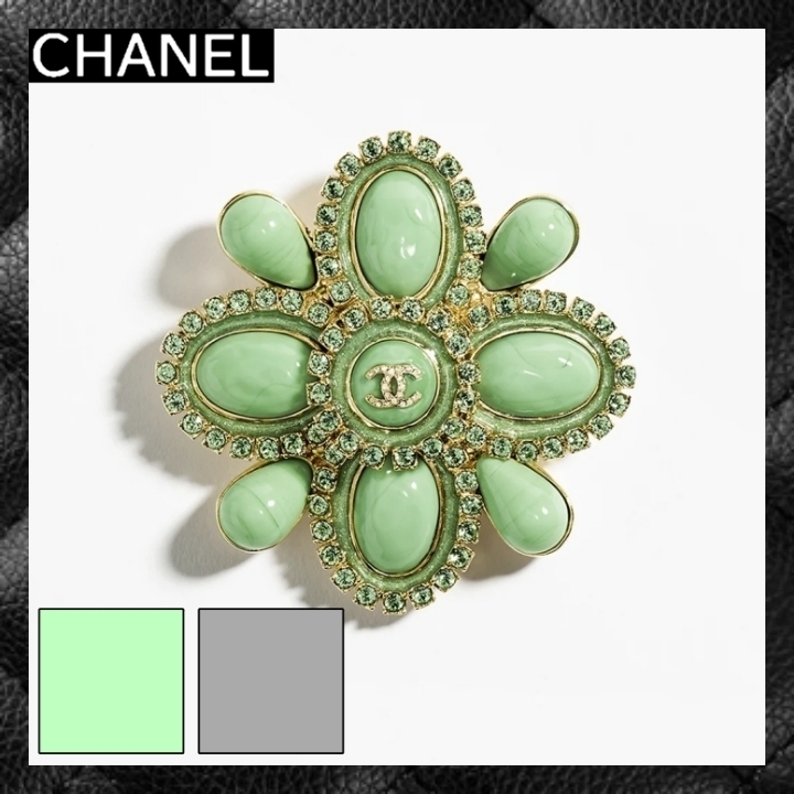 ☆24aw エレガントなポイントに☆ CHANEL ブローチ ２色展開