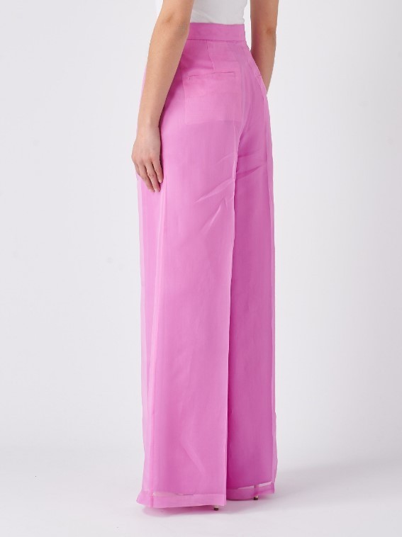 《送料無料》 MAX MARA Silk organza trousers CALIBRES