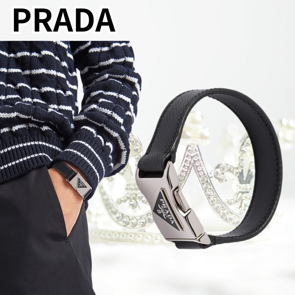 PRADA*気品と華やかさを演出する*サフィアーノ ブレスレット