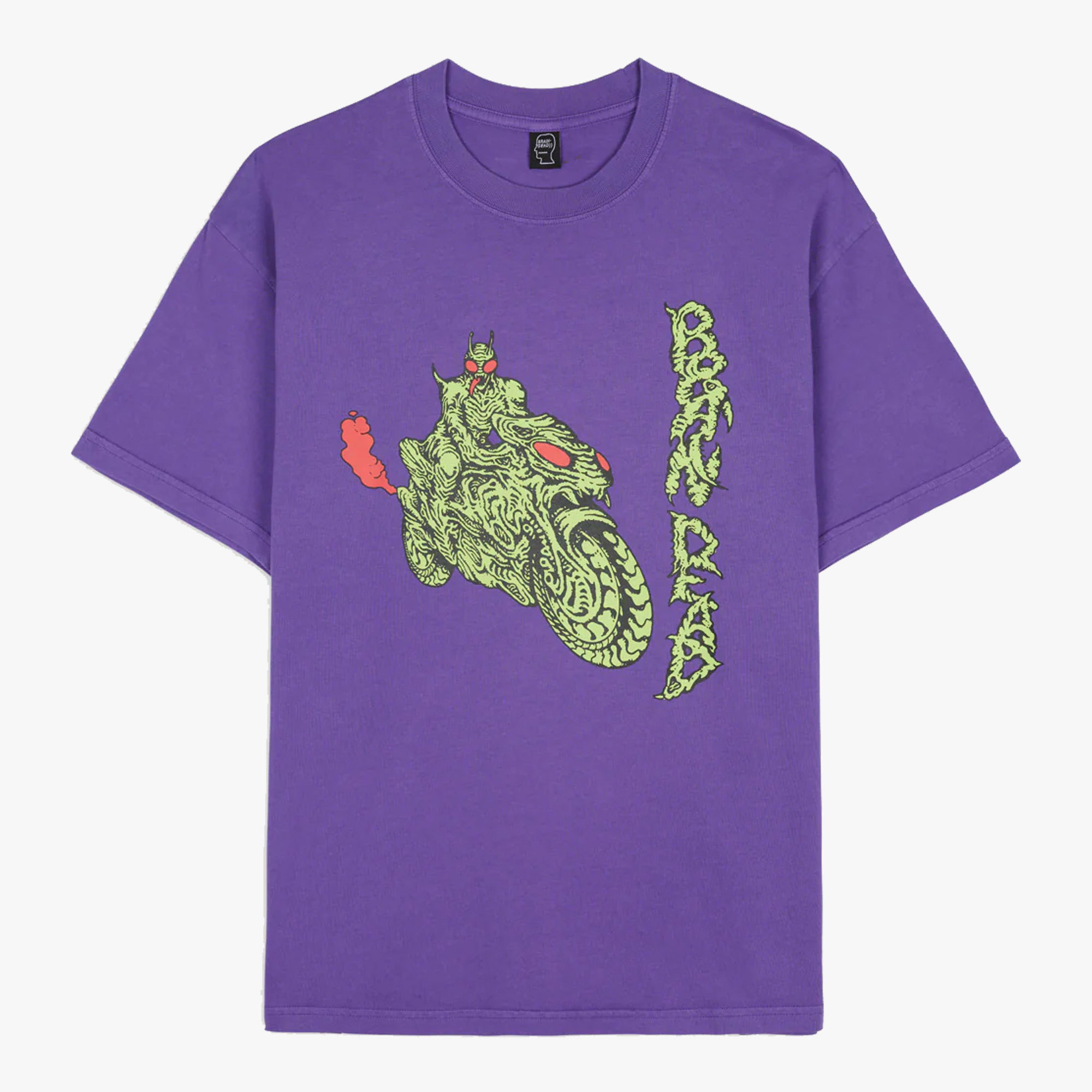 【BRAIN DEAD】GOON RIDER TEE [PURPLE]
