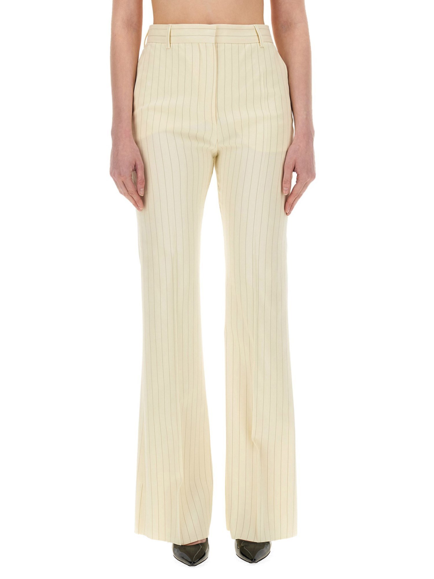 《送料無料》MAX MARA Pinstriped tight trousers TRITONE