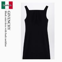 Givenchy Black Mini Dress With Back Neckline