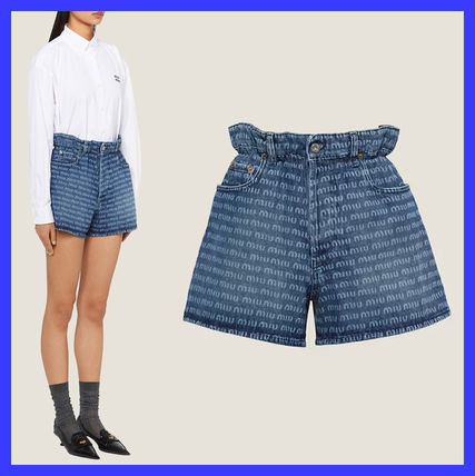 MiuMiu】ロゴ シームレス ボクサーショートパンツ (MiuMiu