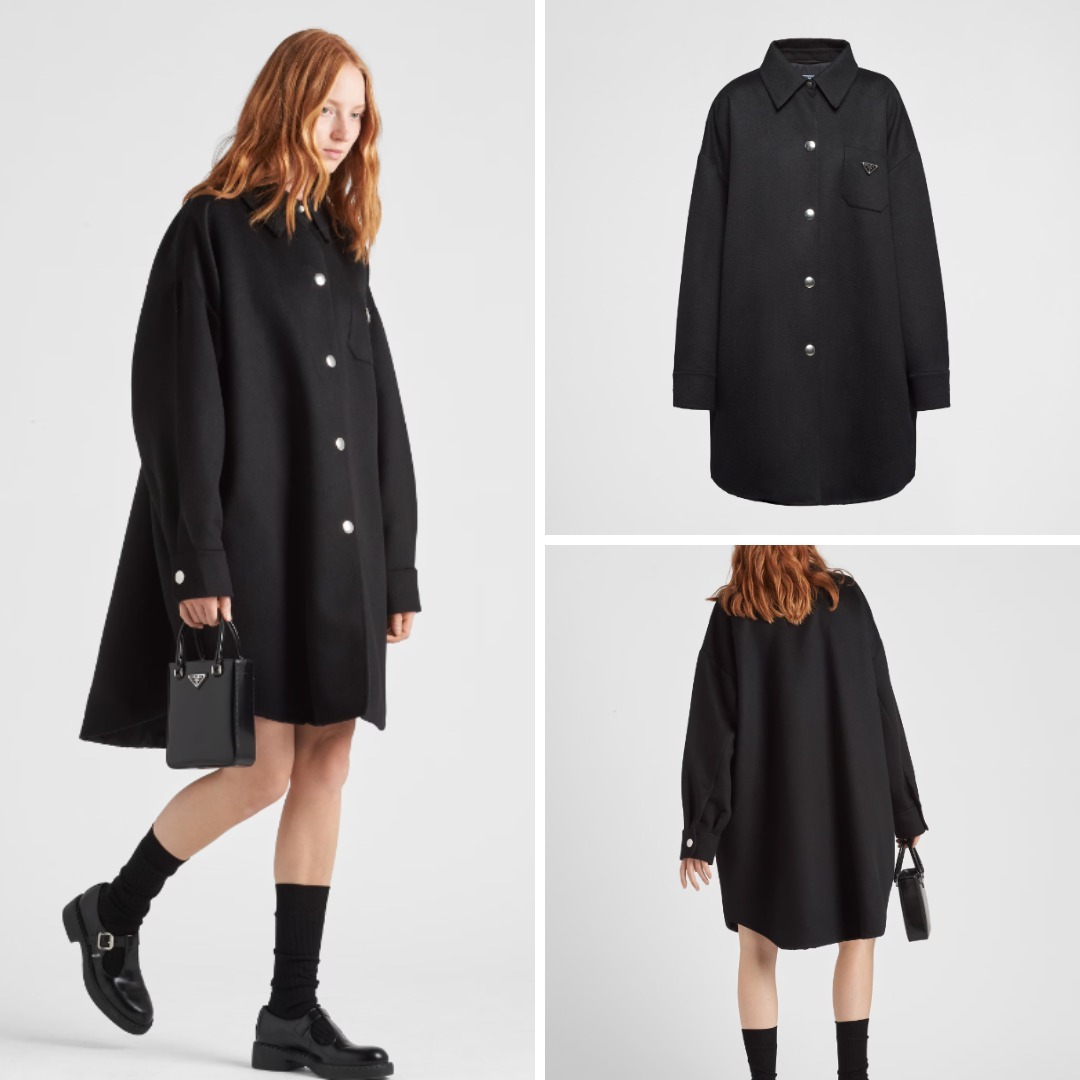 《送料無料》 PRADA Cashgora coat